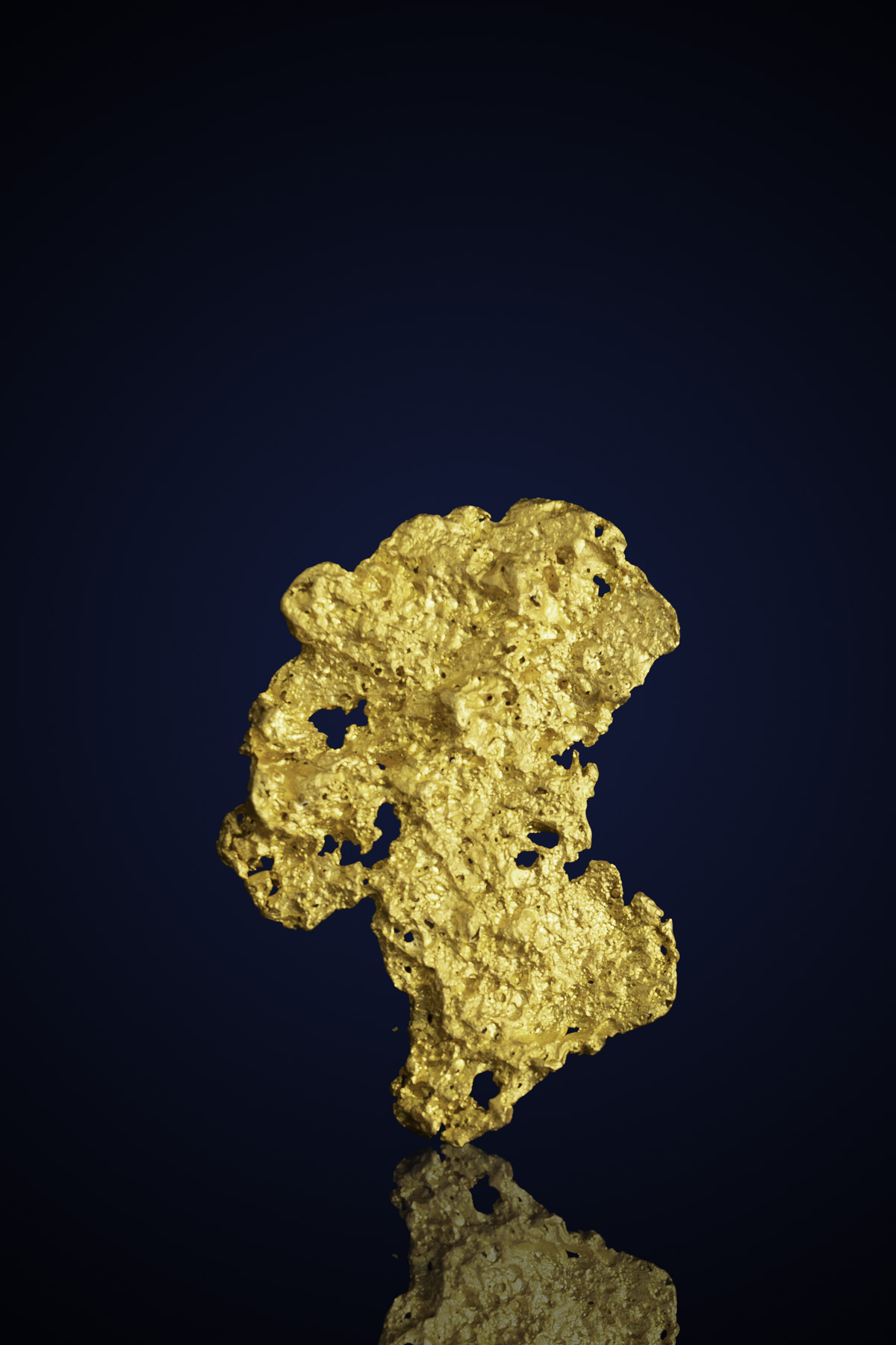 (image for) Large, Brilliant Natural Gold Nugget - Golden Triangle, Australia - 58.3 Grams